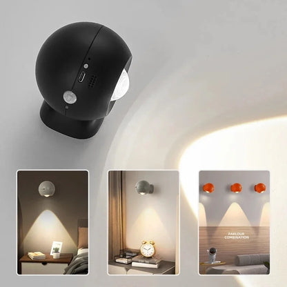 Compact LED Adjustable Wall Light