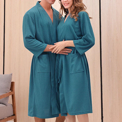Soft Plush Unisex Hooded Robe