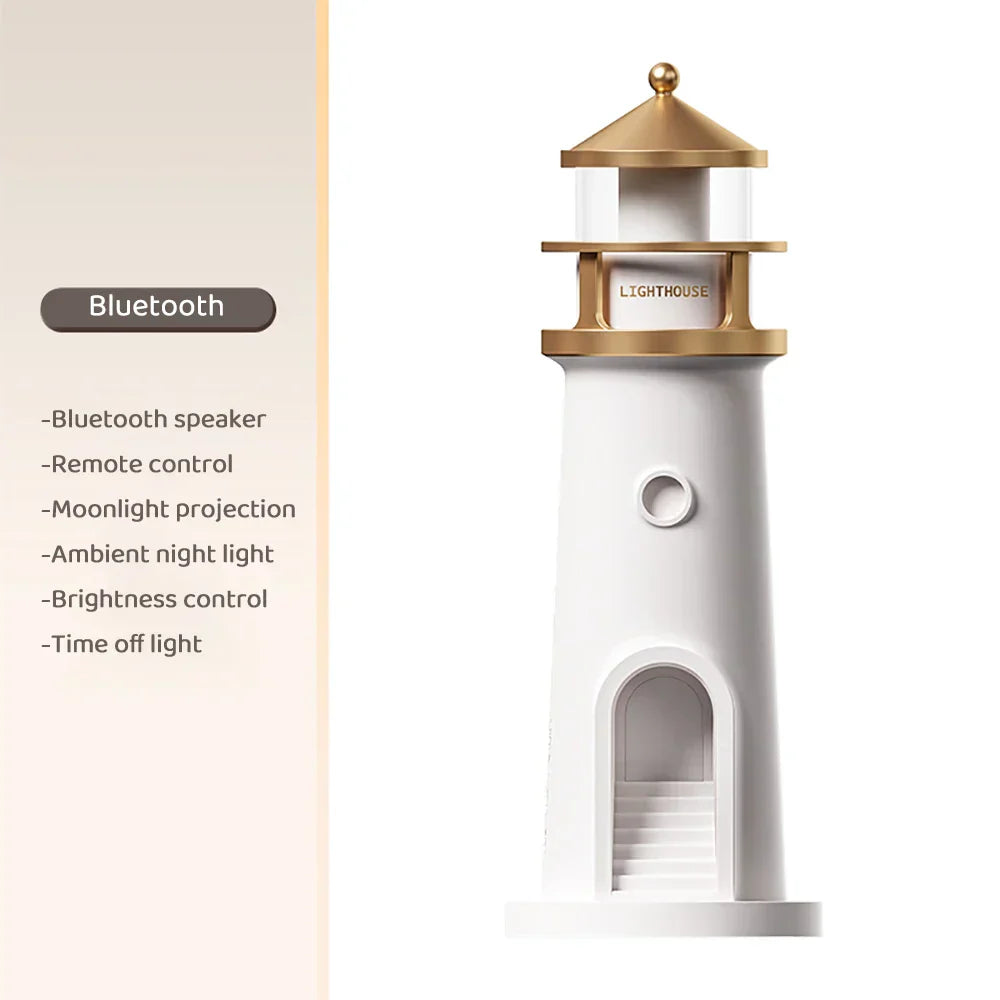 Wireless Bluetooth Speaker Lamp with Dimmable Projection - Cofik
