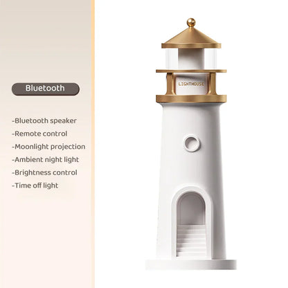 Wireless Bluetooth Speaker Lamp with Dimmable Projection - Cofik