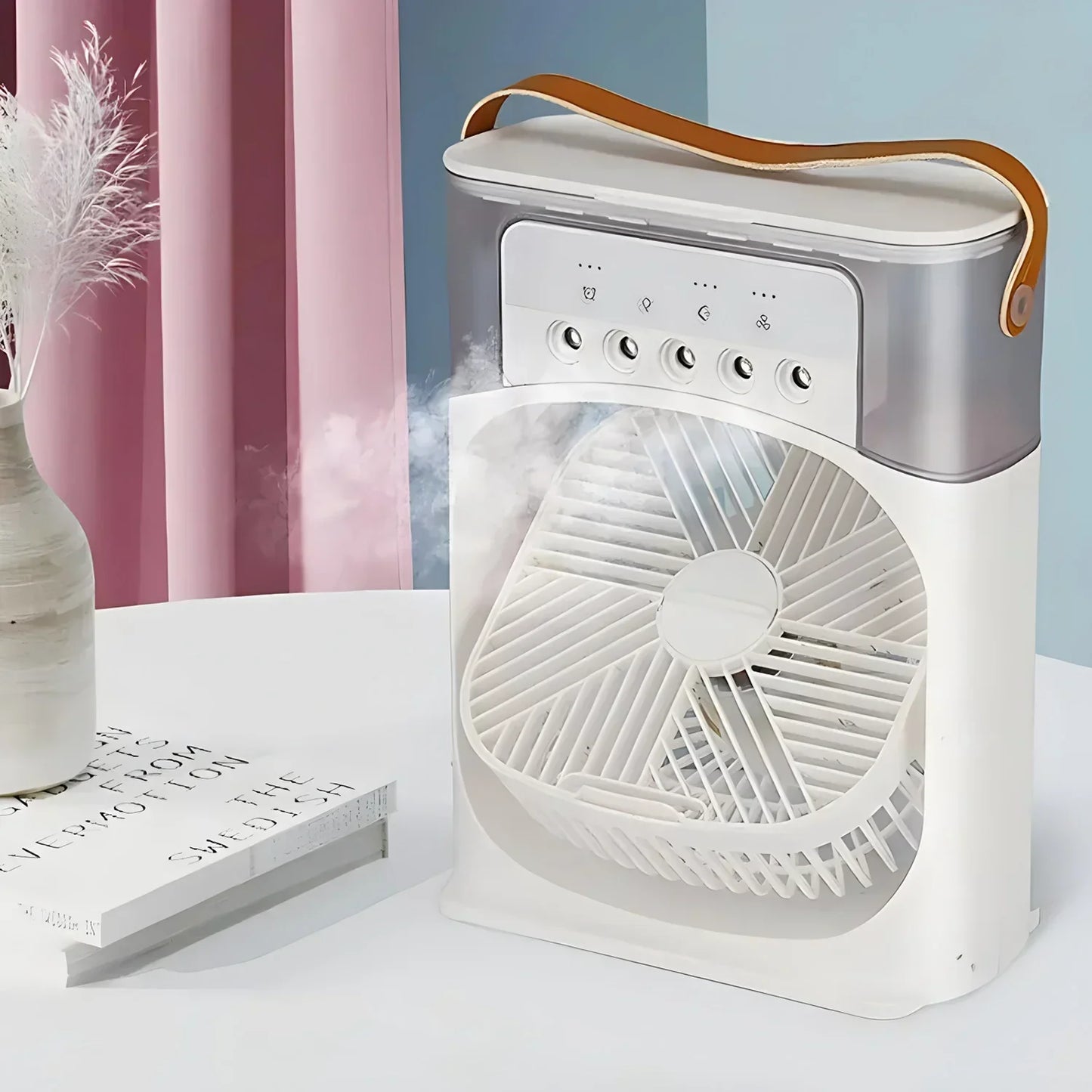 Compact Night Light Cooling Fan Noxord