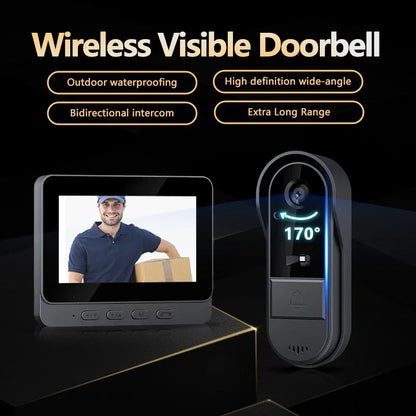Smart WiFi Doorbell with Night Vision Camera