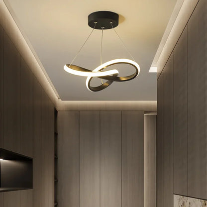 Contemporary Silver Pendant Light