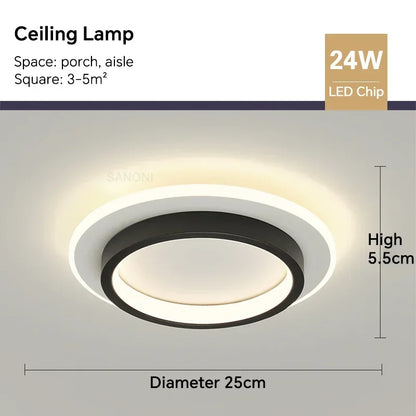 Bright LED Ceiling Light Fixture for Home