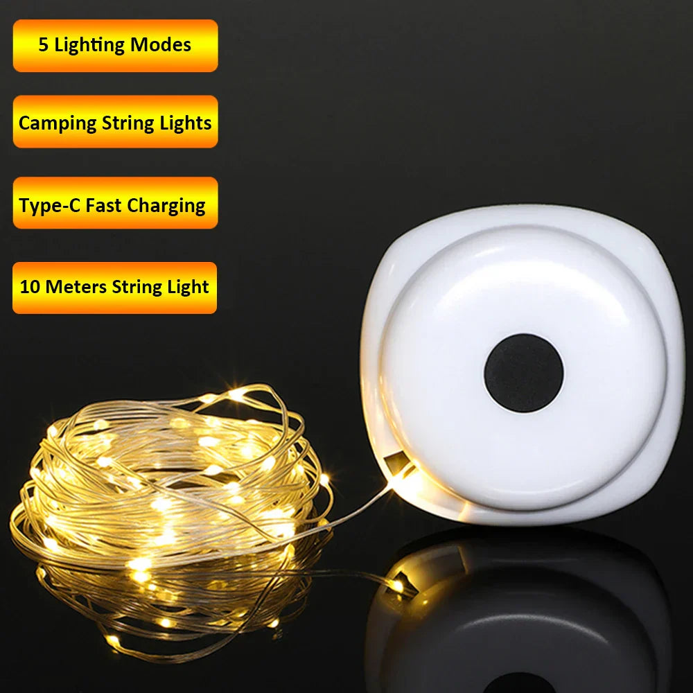 Bright Outdoor Rechargeable Fairy Lights