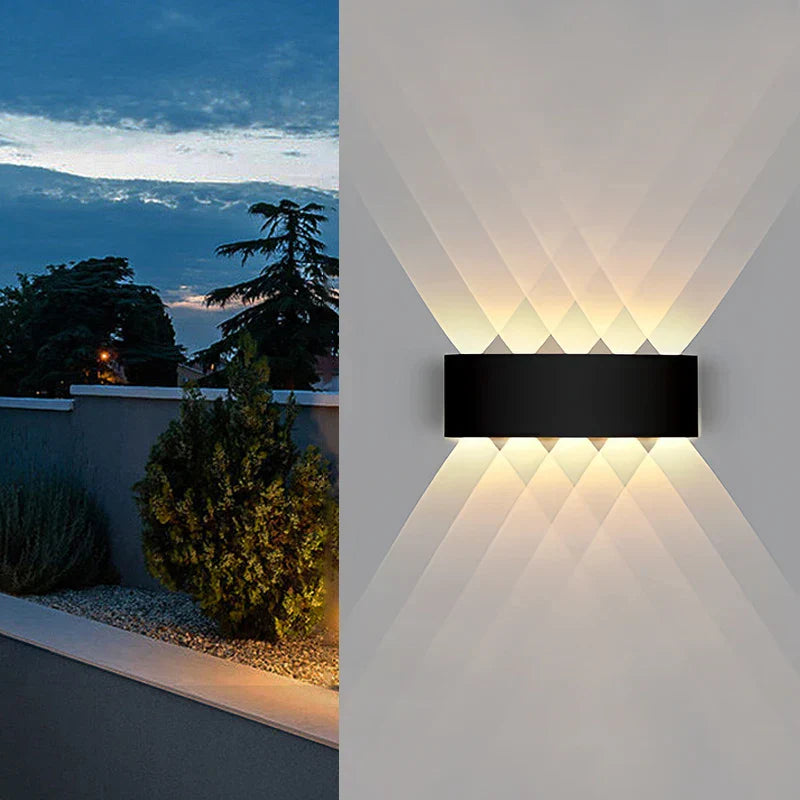 Outdoor LED Wall Lantern - Waterproof Patio and Garden Light
