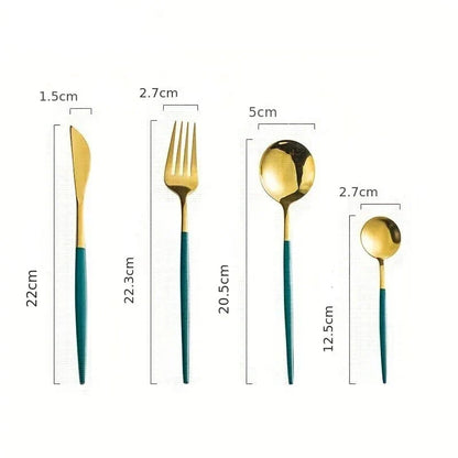 Premium Silverware Set 24-Piece Fine Dining Essentials