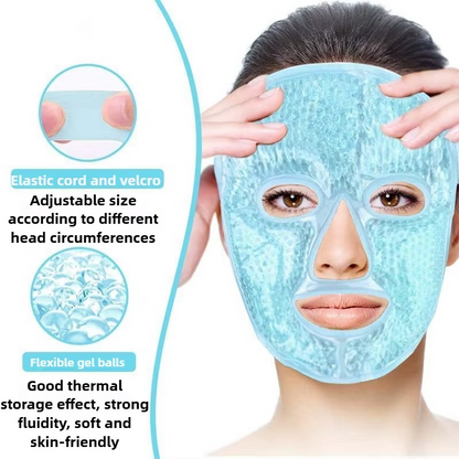 Thermal Full Face Gel Mask with Eye Mask