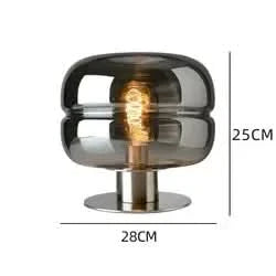 Elegant Glass Desk Lamp – Nordic Style E27 - Cofik