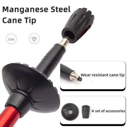 Collapsible Hiking Sticks for Outdoor Travel