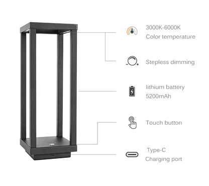 Stylish Rechargeable Desk Lamp