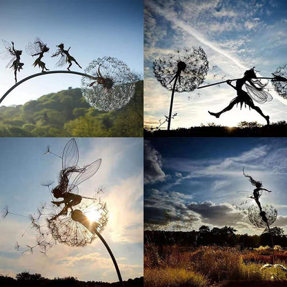 Whimsical Fairy String Art Decoration