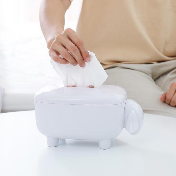 Soft Fabric Tissue Cover Box