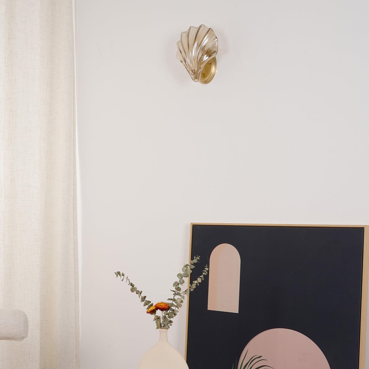 Coastal Glass Sconce Lamp