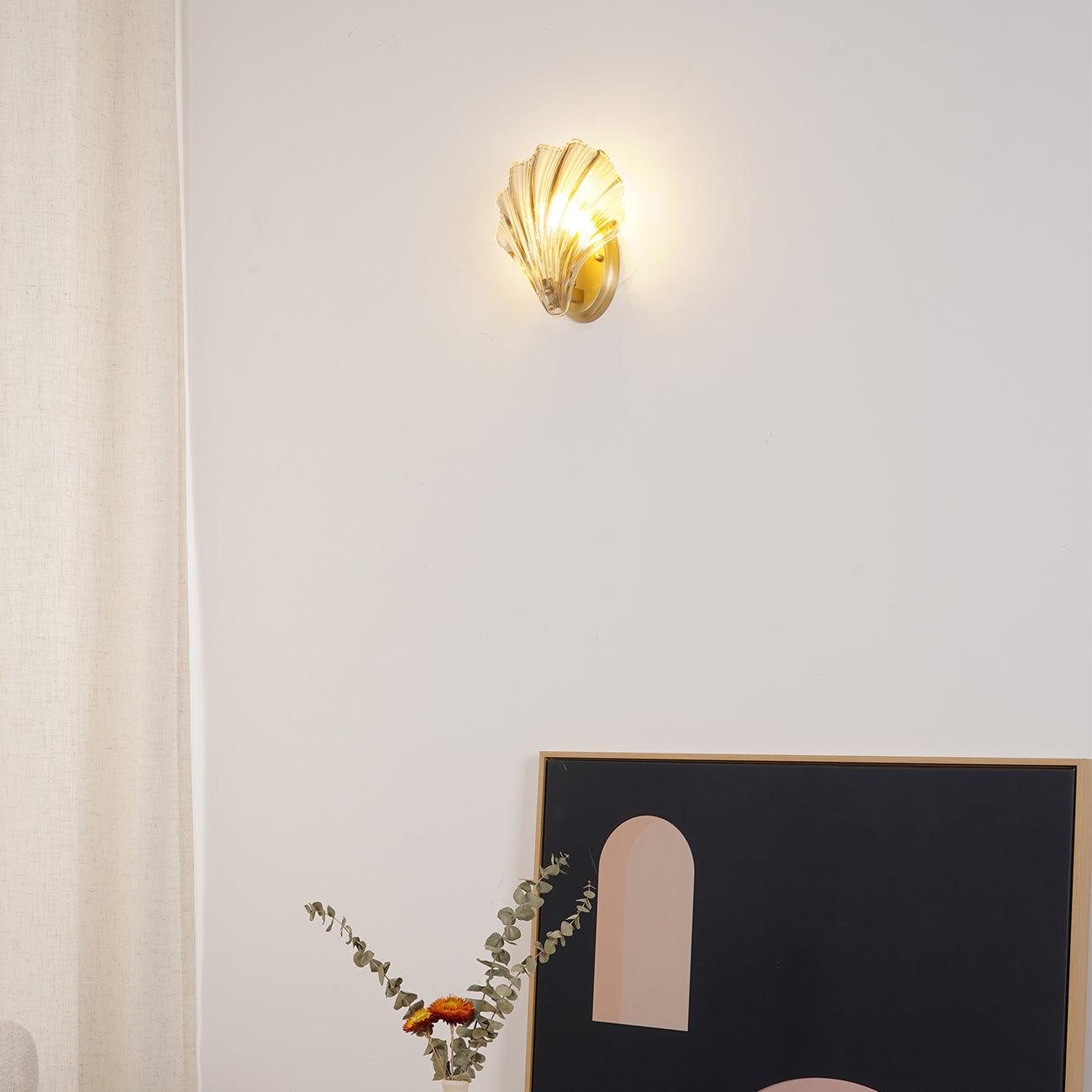 Coastal Glass Sconce Lamp
