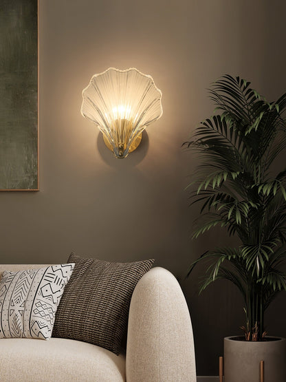 Coastal Glass Sconce Lamp