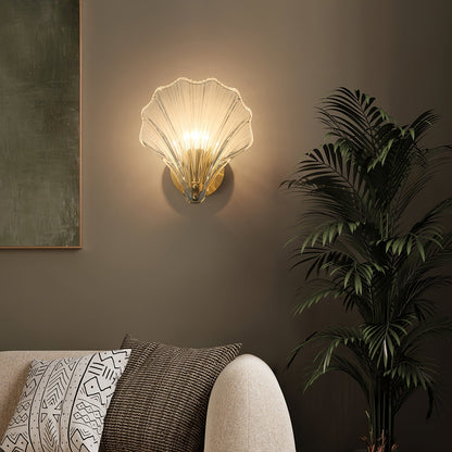 Coastal Glass Sconce Lamp