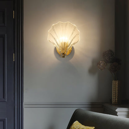 Coastal Glass Sconce Lamp