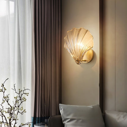 Coastal Glass Sconce Lamp