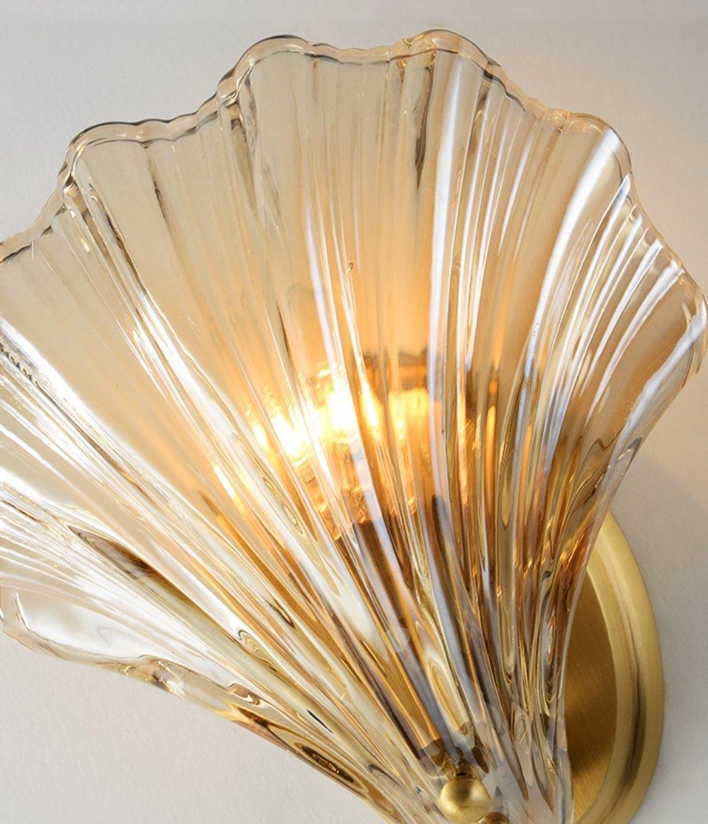 Coastal Glass Sconce Lamp