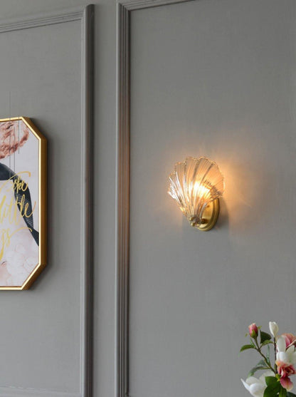 Coastal Glass Sconce Lamp
