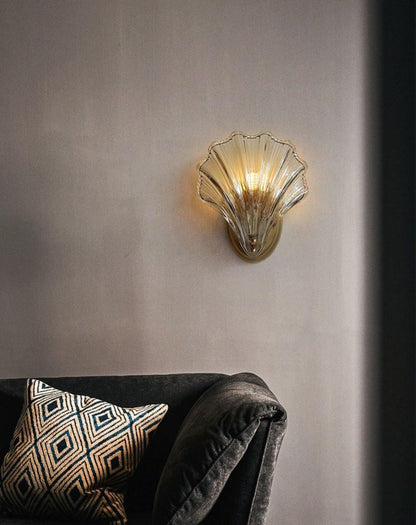 Coastal Glass Sconce Lamp