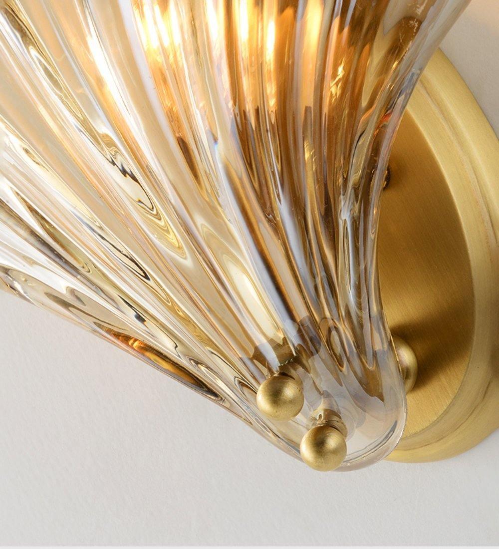 Coastal Glass Sconce Lamp