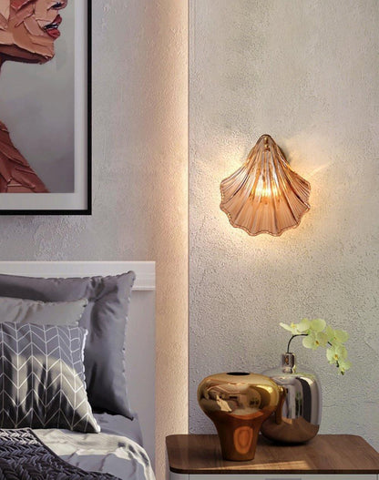 Coastal Glass Sconce Lamp