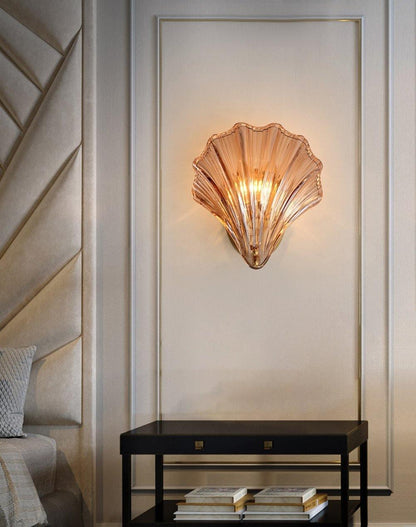 Coastal Glass Sconce Lamp