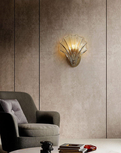 Coastal Glass Sconce Lamp