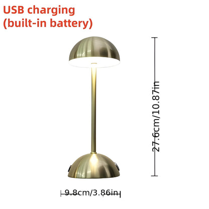 Sleek LED Mushroom Table Lamp with Dimmer