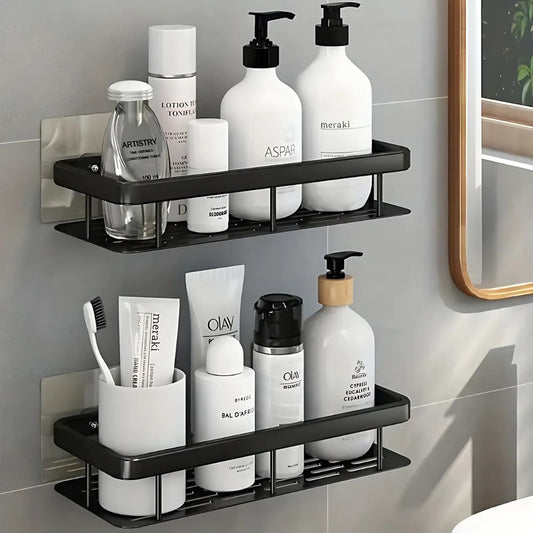 Space-Saving Shower Storage Rack – Durable Aluminum Bathroom Shelf - Cofik