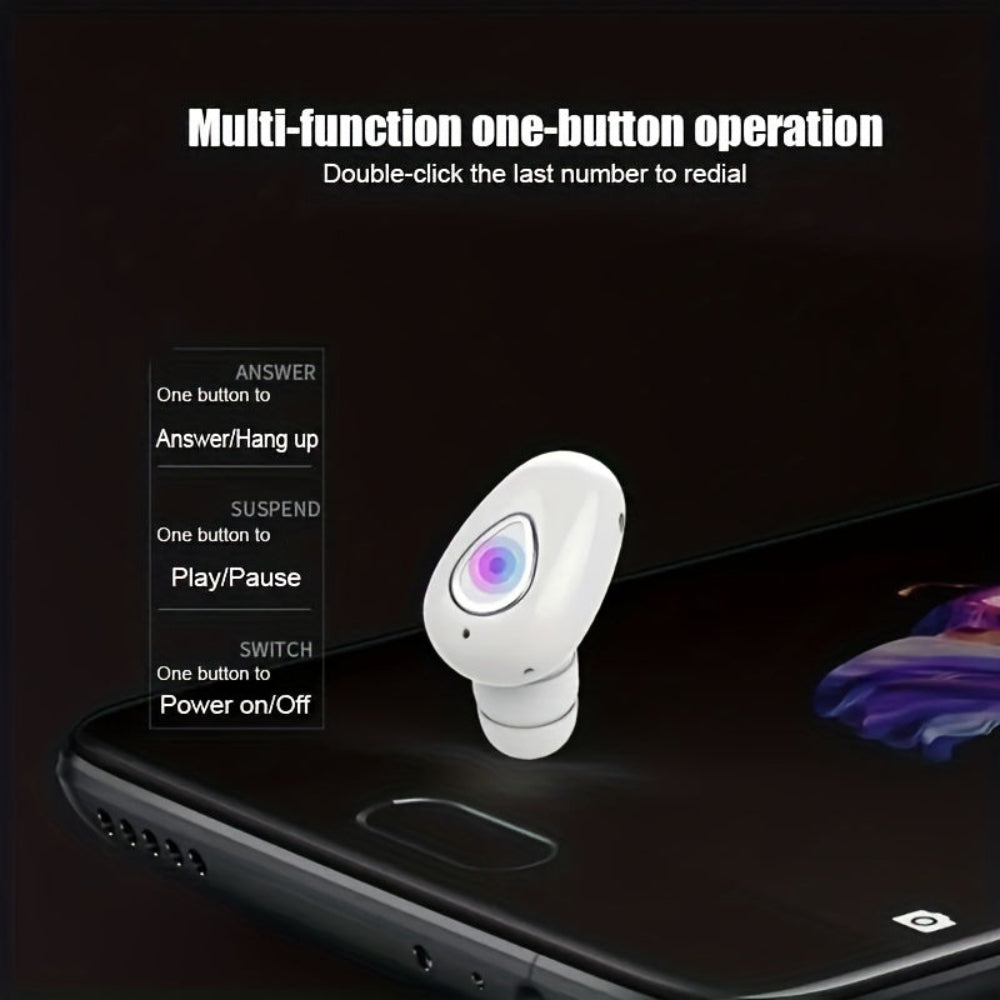 Compact Bluetooth Mini Wireless Earphone