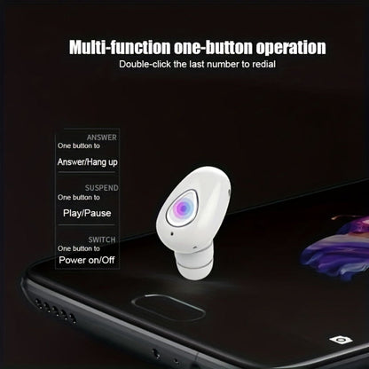 Compact Bluetooth Mini Wireless Earphone