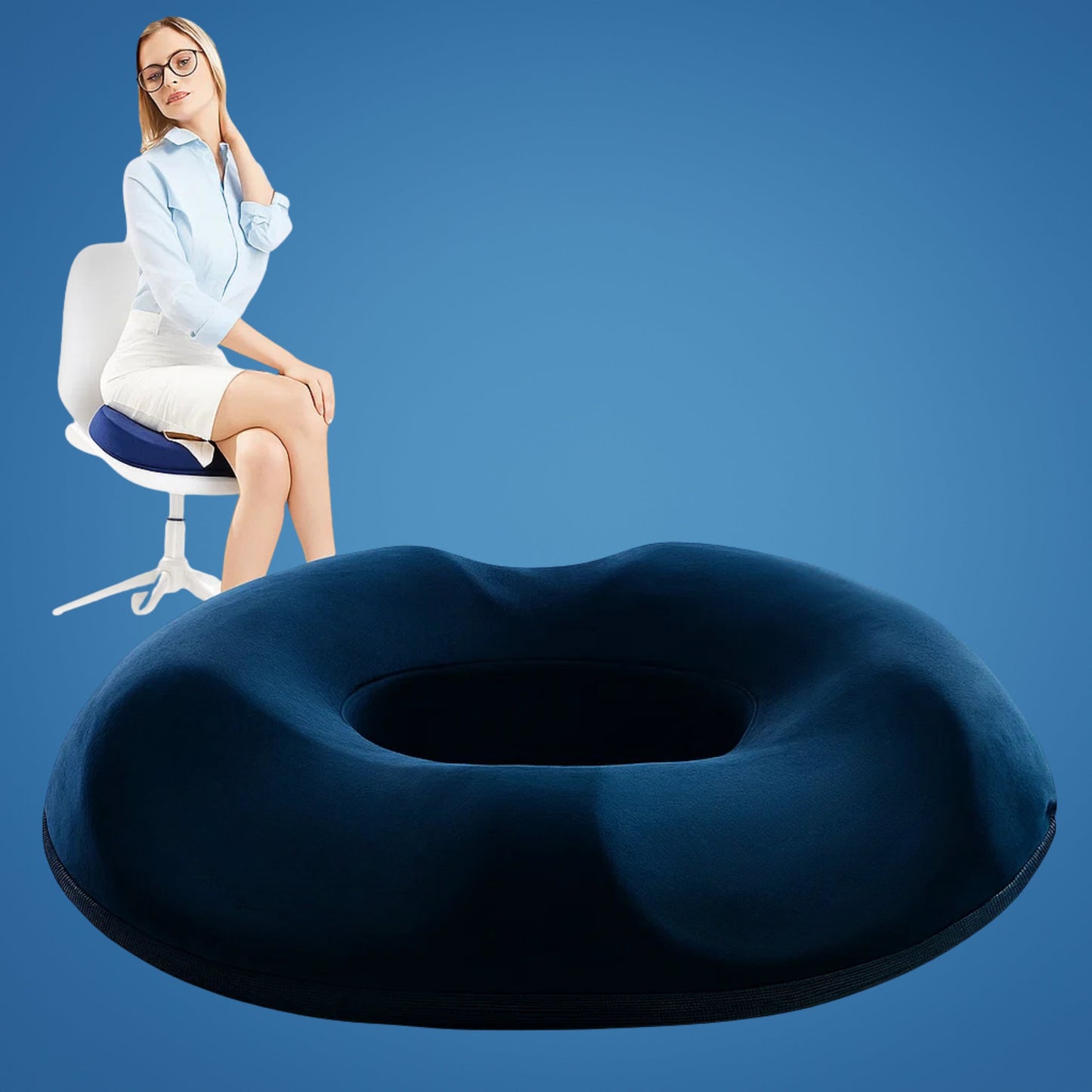 Comfortable Donut Pillow Cushion for Back Pain Relief - Cofik