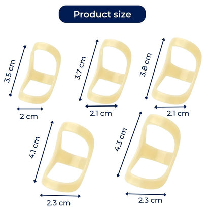 Flexible 8 Ring Finger Splint for Pain Relief Support