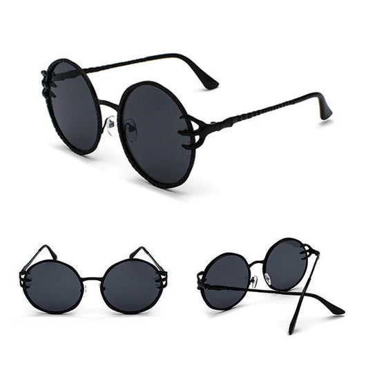 Trendy Skull Shape Round Shades - Cofik