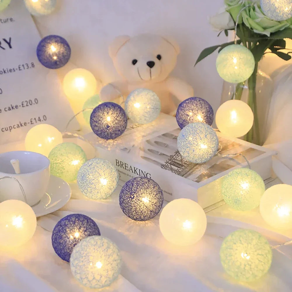 Fluffy White Decorative String