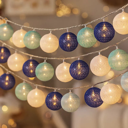 Fluffy White Decorative String