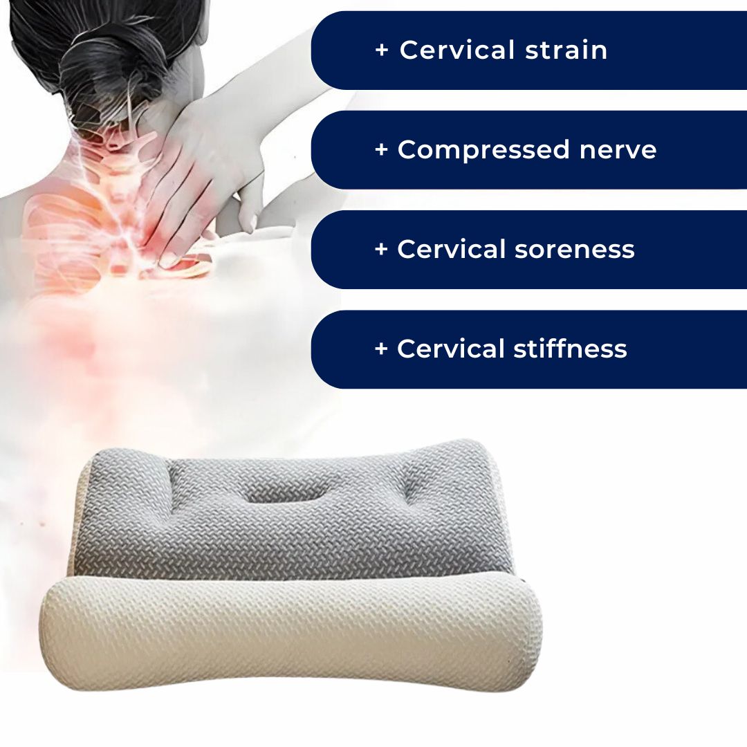 Contour Memory Foam Neck Pillow For Sleep Support