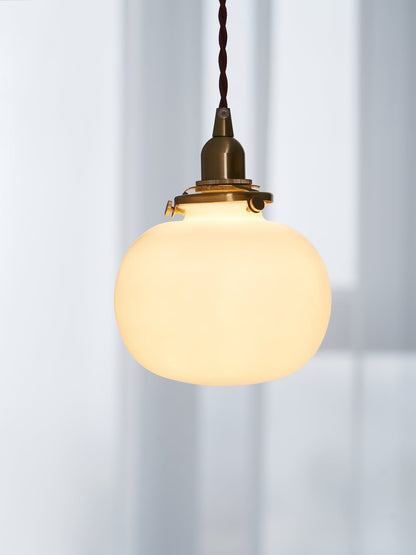 Vintage Style Hanging Glass Pendant Lamp