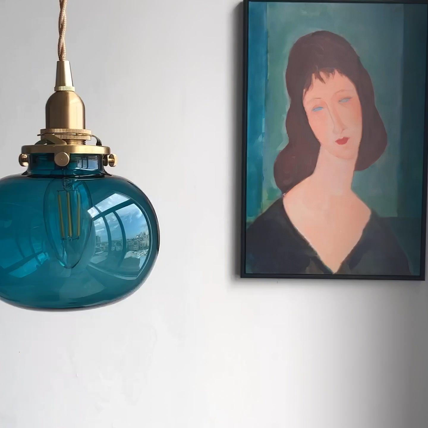 Classic Glass Pendant Lighting Fixture