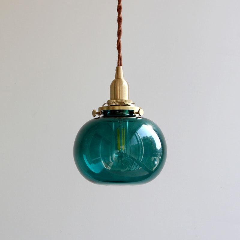 Vintage Style Hanging Glass Pendant Lamp - Cofik