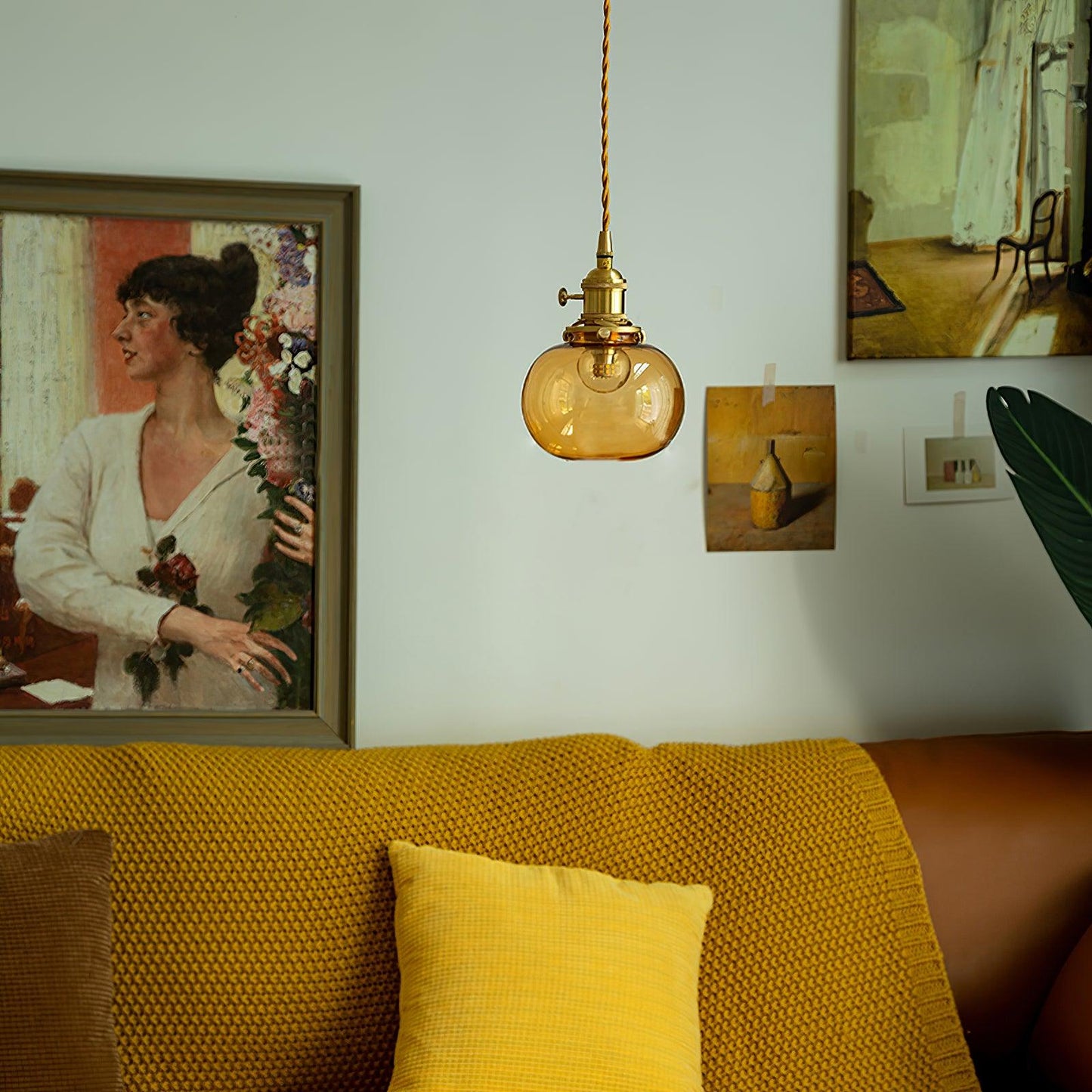 Classic Glass Pendant Lighting Fixture