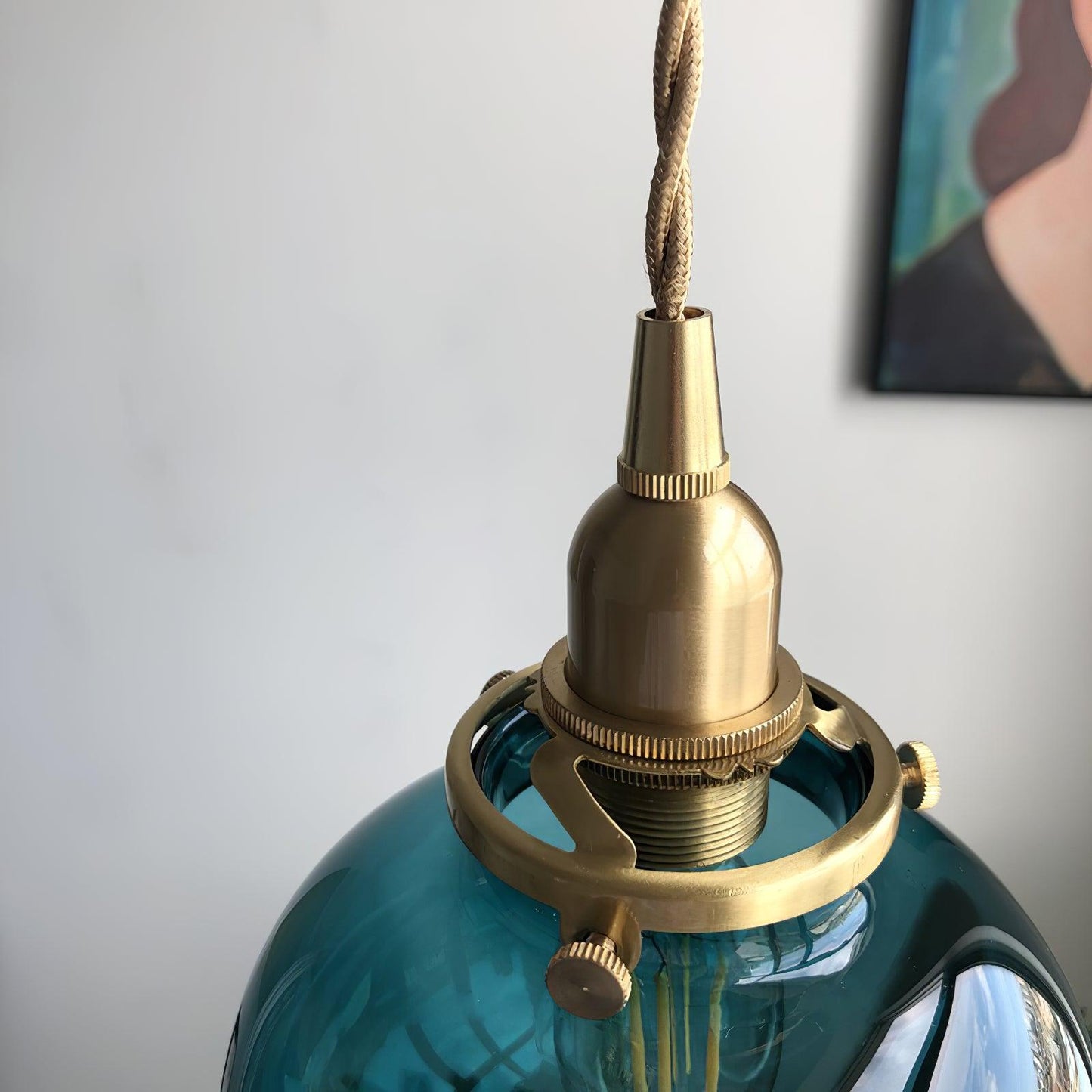 Classic Glass Pendant Lighting Fixture