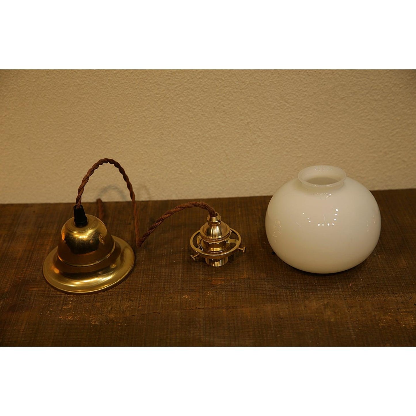 Vintage Style Hanging Glass Pendant Lamp