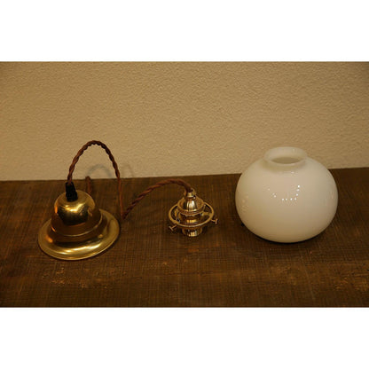 Vintage Style Hanging Glass Pendant Lamp