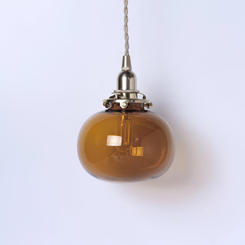 Vintage Style Hanging Glass Pendant Lamp