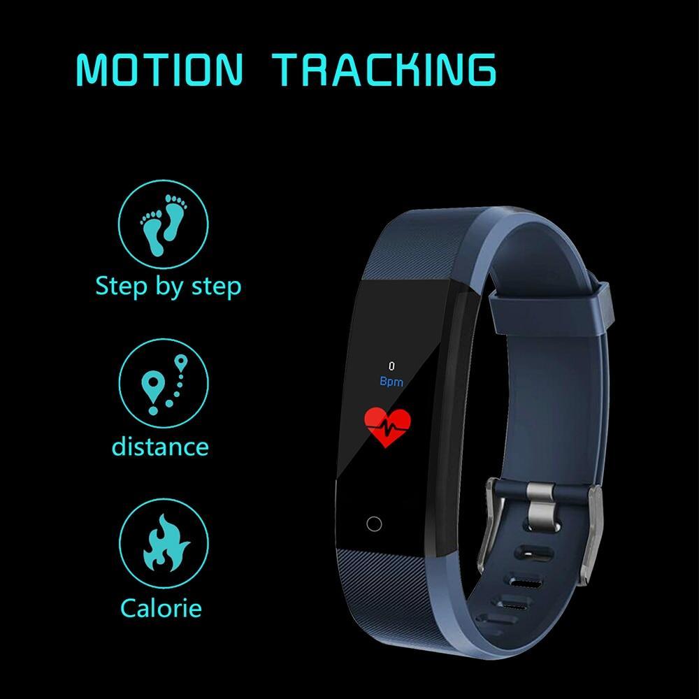 Waterproof Fitness Tracker Smart Watch for Men Women