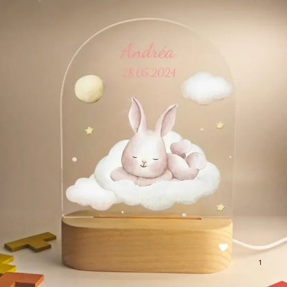 Kids Personalized Night Lamp with Soft LED Glow